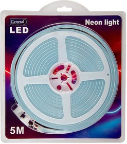 General Лента Светодиодная Гибкий Неон 5 метров 9,6Вт 12В SMD2835 6мм 600 диодов IP67 Синий 512711 GLS-2835-120-9. 6-12-NL-IP67-IB General Лента Светодиодная Гибкий Неон 5 метров 9,6Вт 12В SMD2835 6мм 600 диодов IP67 Синий 512711 GLS-2835-120-9. 6-12-NL-IP67-IB