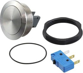 1241.6661.1110000, Pushbutton Switches 30mm .1A 250VAC STD