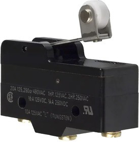 A-20GV22-B7-K, Basic / Snap Action Switches Roller Lever 160g OF A-20GV22-B7-K, Basic / Snap Action Switches Roller Lever 160g OF