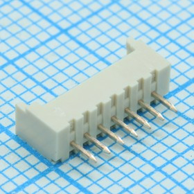 530470710, Соединитель провод-плата HDR 7 контакт(ов) 1.25мм прямой монтаж в отверстие лоток