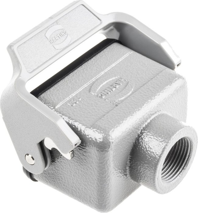 09300061750, Heavy Duty Power Connectors 6B CBL TO CBL PG13.5 METAL 1 LEVER