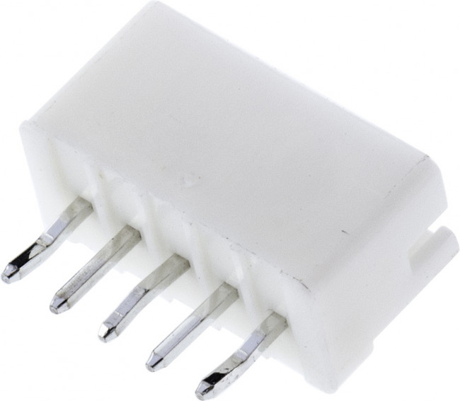 1735446-5, Conn Shrouded Header HDR 5 POS 2mm Solder ST Thru-Hole Bag