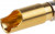 Male Solder D-Sub Connector Power Contact, Gold over Nickel Power, 12 8 AWG