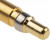 Male Solder D-Sub Connector Power Contact, Gold over Nickel Power, 12 8 AWG