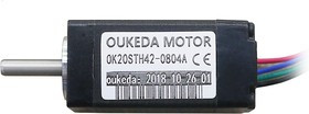 Двигатель шаговый Nema 8 OK20STH42-0804A 1.8° 0.8А Двигатель шаговый Nema 8 OK20STH42-0804A 1.8° 0.8А