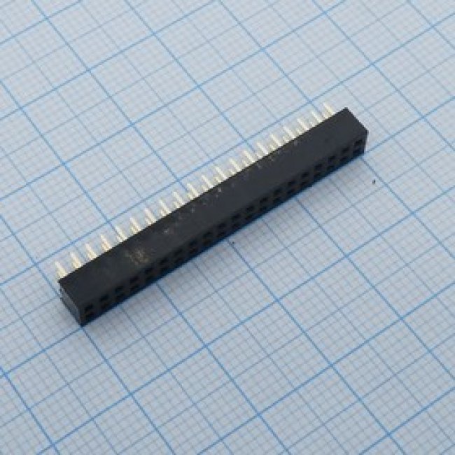 DS1026-05-2X20S8BV, (PBD2-40), Гнездо на плату 2x20 конт., шаг 2.00мм, высота 4.3мм, позолоч. DS1026-05-2X20S8BV, (PBD2-40), Гнездо на плату 2x20 конт., шаг 2.00мм, высота 4.3мм, позолоч.