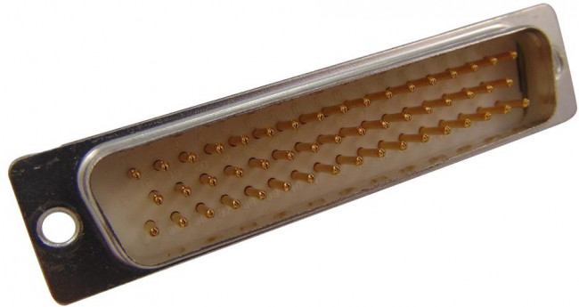 DD50P064TXLF, D-Sub Standard Connectors Solder bucket conn. 50 way Pin