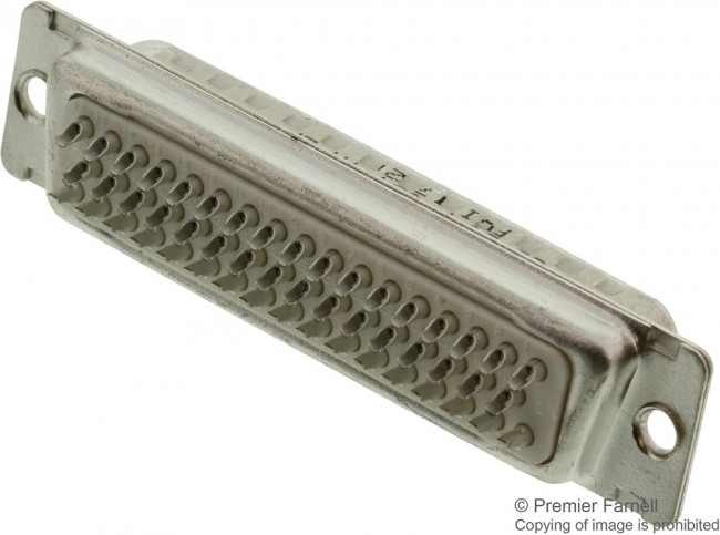 DD50P064TXLF, D-Sub Standard Connectors Solder bucket conn. 50 way Pin