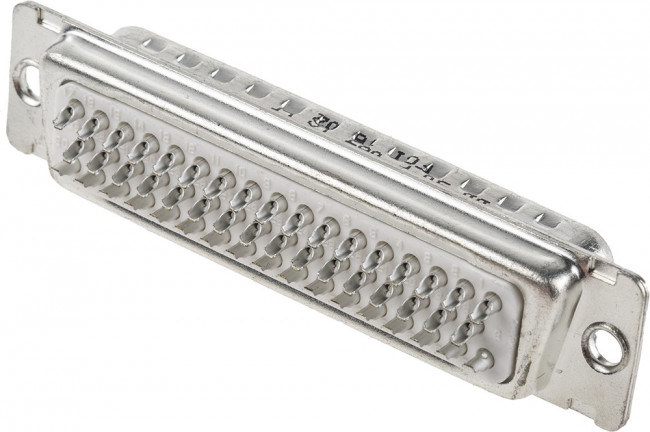 DD50P064TXLF, D-Sub Standard Connectors Solder bucket conn. 50 way Pin