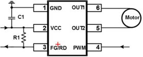 MP6650GJSR-0000-P, Motor Driver, BLDC, Integrated Hall Sensor, 1 Output, 2 A, 3.3 V To 18 V, TSOT-23-6, -40°C to 125°C MP6650GJSR-0000-P, Motor Driver, BLDC, Integrated Hall Sensor, 1 Output, 2 A, 3.3 V To 18 V, TSOT-23-6, -40°C to 125°C