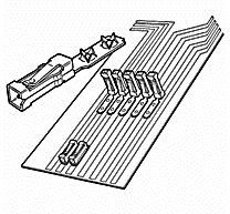 76785-301LF, FFC &amp; FPC Connectors DF CTT TRM SGP STRIP