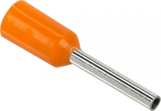 UGN10-D05-02-08, Наконечник кабельный НШвИ 0.5-7.8 оранжевый Е0508 (100шт)