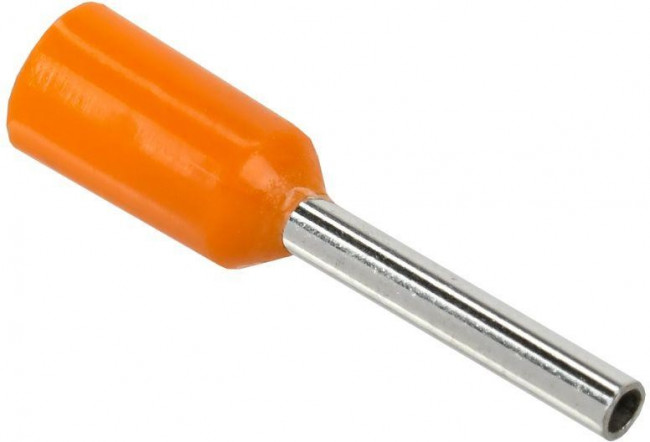 UGN10-D05-02-08, Наконечник кабельный НШвИ 0.5-7.8 оранжевый Е0508 (100шт)