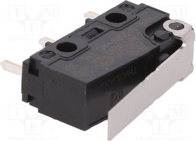 AVT34243AT, Микропереключатель SNAP ACTION, с рычагом, SPDT, 3A/250ВAC, IP40