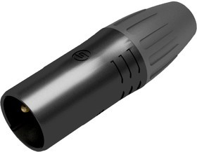 Seetronic SCWM3-B кабельный разъем XLR 3-контакта "папа", IP65, для кабеля диаметром 5-8мм, черный