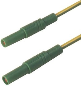 934077188, lead, 32A, 1000V ac/dc, Green, Yellow, 2m Lead Length