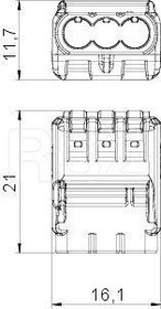 OBO Bettermann универсальная c зажимом 3x2,5 мм2, (222-413) OBO Bettermann универсальная c зажимом 3x2,5 мм2, (222-413)
