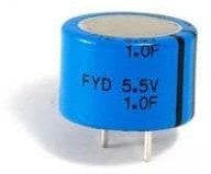 FR0H223ZF, Supercapacitors / Ultracapacitors 5.5V 0.022F -20/+80% LS=5.08mm FR0H223ZF, Supercapacitors / Ultracapacitors 5.5V 0.022F -20/+80% LS=5.08mm
