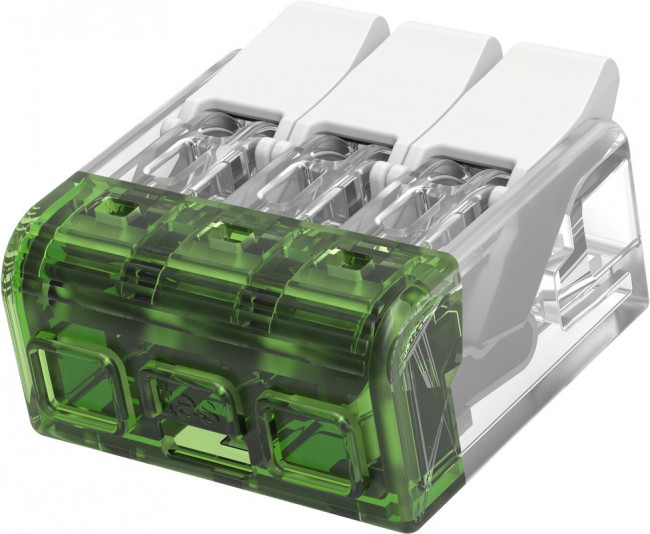 3-2834245-1, Клемма 3-проводная 0,2-4,0 кв. мм 16А/600V