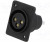 CP30012, Гнездо, XLR, "мама", PIN: 3, на панель, винтами, пайка, черный, 5А CP30012, Гнездо, XLR, "мама", PIN: 3, на панель, винтами, пайка, черный, 5А