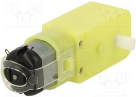 OKY5022, Двигатель: DC, с редуктором, 4,5ВDC, 250мА, 140об./мин, макс.78мНм