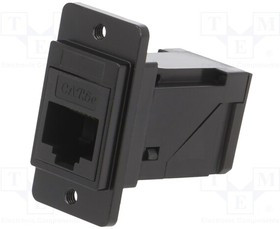 CP30751MB3, Соединитель; DUALSLIM; Кат: 5e; Конф: 8p8c; угловой; 29мм; Резьба: M3