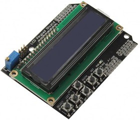 1602 LCD Keypad Shield, ЖКИ-дисплей 16 х 2 с клавиатурой для Arduino проектов