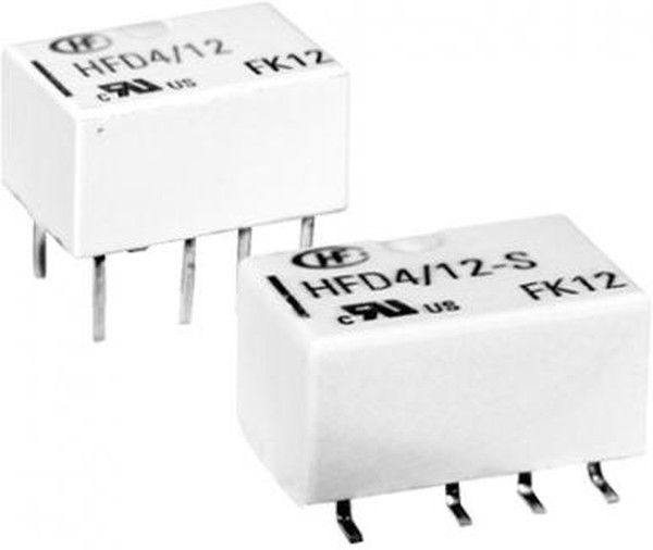 HFD4/12 (IM06TS), Реле 2 переключ.12VDC, 2A/250VAC DPDT