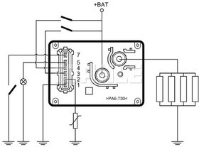MHG 55, Реле предпускового подогрева