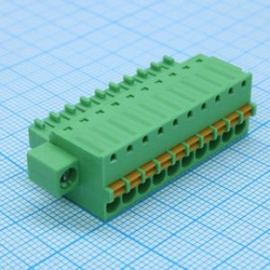 15EDGKDM-3.5- 10P-14-00A(H), Разъемный клеммный блок, Серия 15EDGKDM-3.5 10 контактов 15EDGKDM-3.5- 10P-14-00A(H), Разъемный клеммный блок, Серия 15EDGKDM-3.5 10 контактов