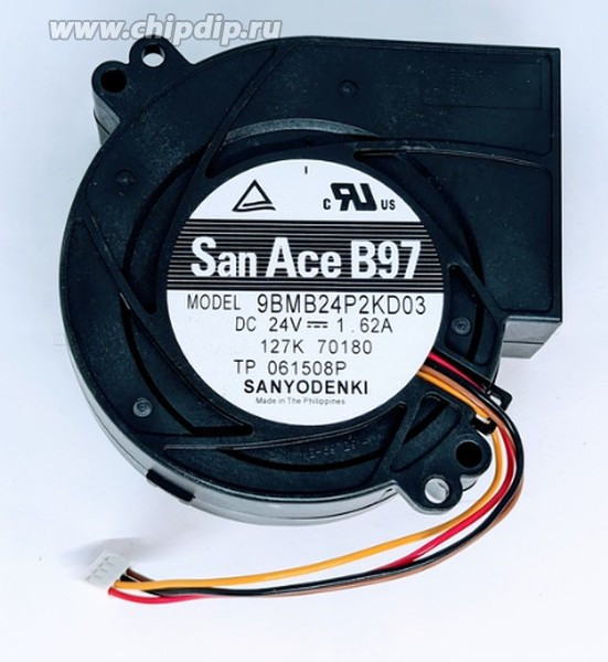 Вентилятор San Ace B97 9BMB24P2KD03 DC 24v 1.62A 4pin улитка