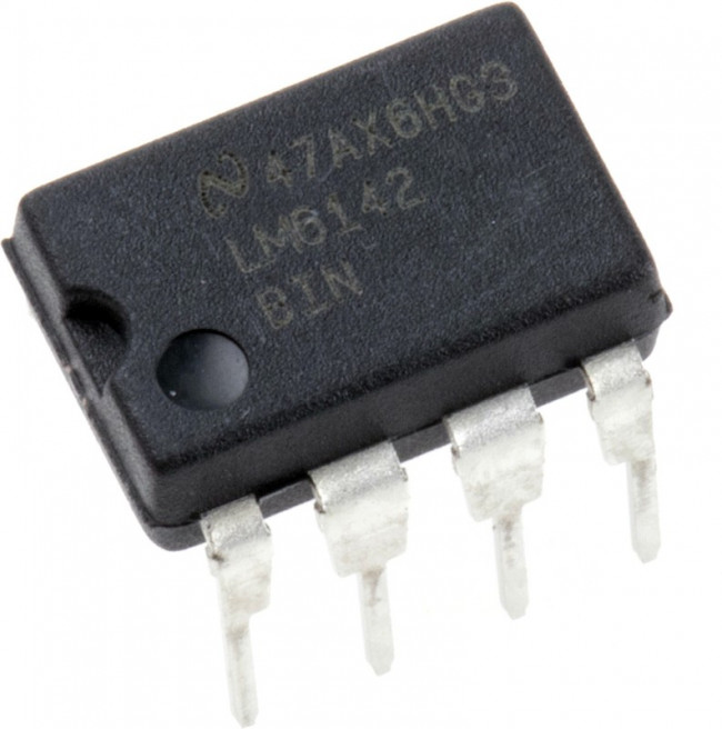 LM6142BIN/NOPB, Operational Amplifiers - Op Amps Dual Hi Spd/Low Pwr RRIO Amp