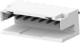 292132-7, Conn Shrouded Header (4 Sides) HDR 7 POS 2mm Solder ST Top Entry Thru-Hole Bag/Box