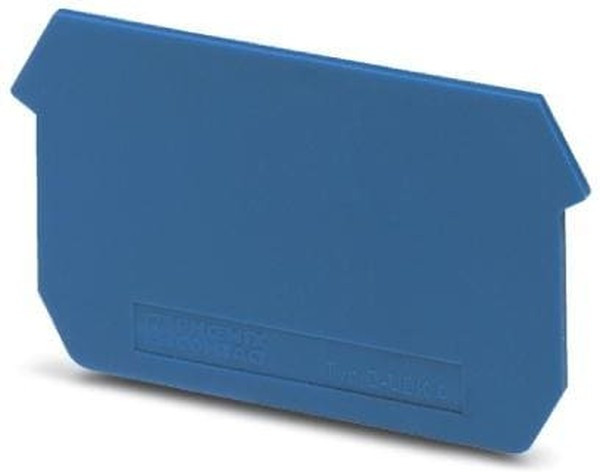 2775197, D-UDK 4 BU Series End Cover for Use with Modular Terminal Block