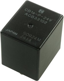 CB1A-P-24V, Автомобильное реле, 24 В DC, 20 А, SPST-NO, Сквозное Отверстие, Пайка, CB CB1A-P-24V, Автомобильное реле, 24 В DC, 20 А, SPST-NO, Сквозное Отверстие, Пайка, CB