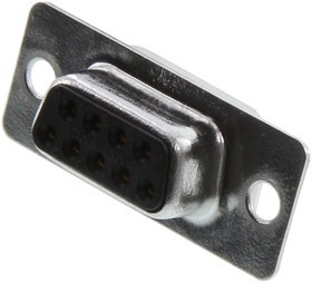 FCE17-E09SM-2E0, D SUB CONN, RCPT, DE, 9POS, SOLDER CUP