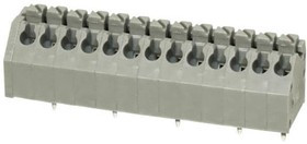 TBL002A-350-13GY-2GY, Fixed Terminal Blocks Terminal block, screwless, 3.50, 45, 13 poles, cool gray