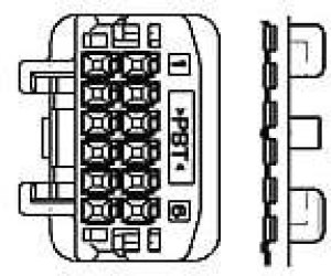 1473413-1, Automotive Connectors 025 G 24POS CAP ASSY W TO W 1473413-1, Automotive Connectors 025 G 24POS CAP ASSY W TO W