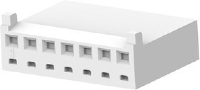 1375820-7, Корпус разъема, CST-100 II, Гнездо, 7 вывод(-ов), 2.54 мм, AMP CST-100 II Series Contacts