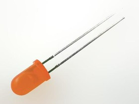 L-53ED, LED; 5mm; orange; 8?30mcd; 60°; Front: convex; 2?2.5V