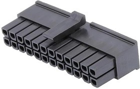 SCT3001MH-2x12P, Корпус разъема Micro-Fit 3.0 вилка на кабель 24pin