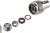 R162012000W, Plug Cable Mount N Connector, 75, Clamp Termination, Straight Body R162012000W, Plug Cable Mount N Connector, 75, Clamp Termination, Straight Body