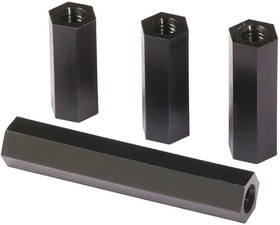 Стойка для печатных плат нейлоновая (черная) М3 высота 14мм (мама-мама)