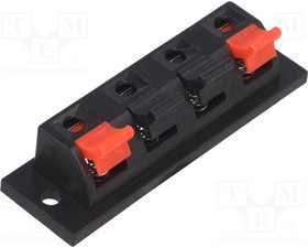 CC-210, Зажим; для громкоговорителей; stereo; на панель; Шир: 63мм