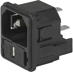 4301.0521, AC Power Entry Modules SCREW-ON 1-POLE 10A