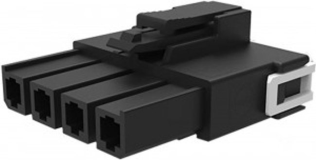 200456-1213, Корпус разъема, Mega-Fit 200456, Гнездо, 3 вывод(-ов), 5.7 мм