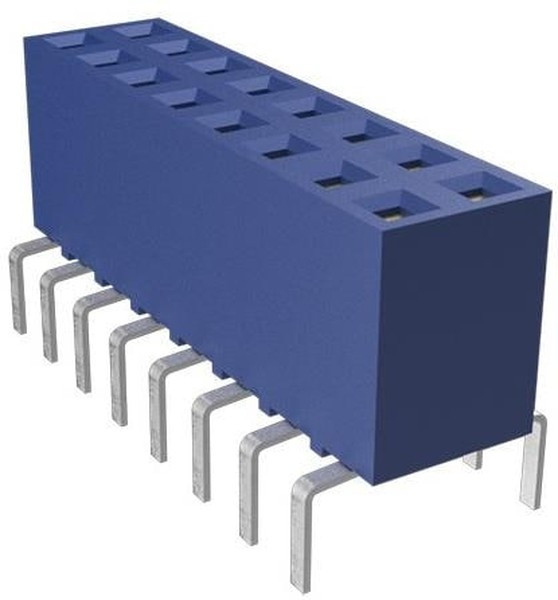 87606-324LF, CONN, RCPT, 48POS, 2ROW, 2.54MM