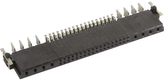 15858362601000, Conn Socket Strip F 8Power/36Signal POS 2.54mm/1.27mm Solder RA Side Entry SMD har-flex® Reel