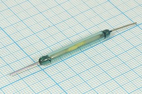 Геркон замыкающий КЭМ-6 группа Б, 1А/250В, МДС срабатывания 45~75А; №14405 геркон 4,2x37\250В\норм.