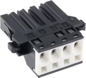 04JFAT-SBXGF-I, J300 Female Connector Housing, 5.08mm Pitch, 4 Way, 1 Row 04JFAT-SBXGF-I, J300 Female Connector Housing, 5.08mm Pitch, 4 Way, 1 Row